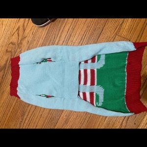 Dog holiday sweater